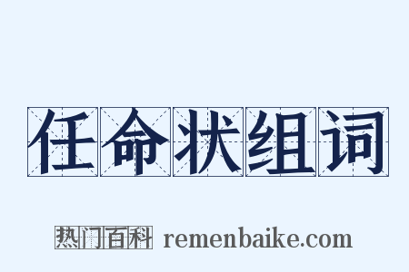 任命状组词是什么意思的图片